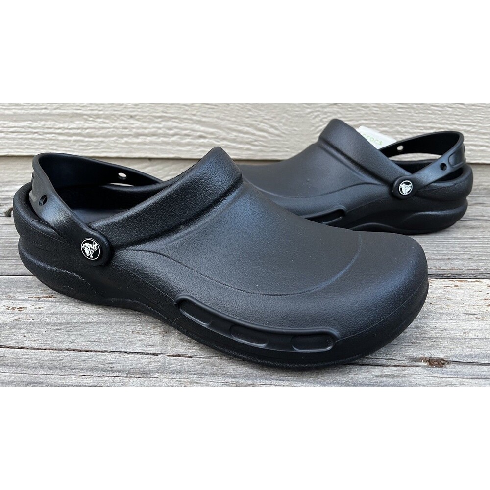 Crocs at Work Bistro Men’s 12 Clogs Slip Resistant - Black